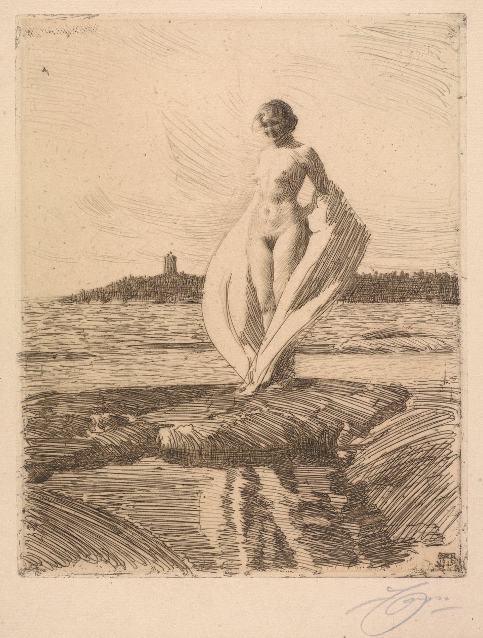 Kuğu by Anders Leonard Zorn