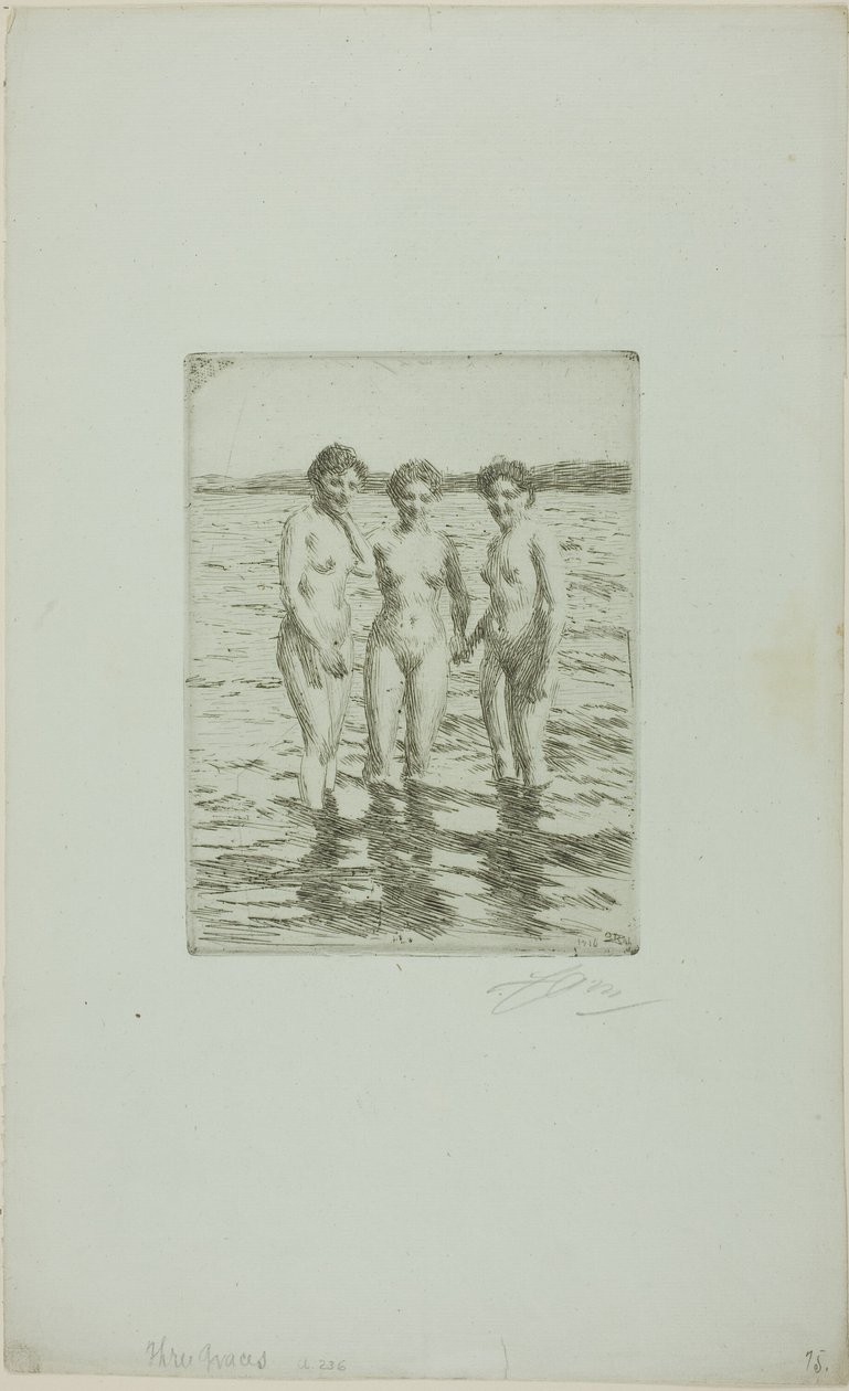 Üç Güzeller by Anders Leonard Zorn
