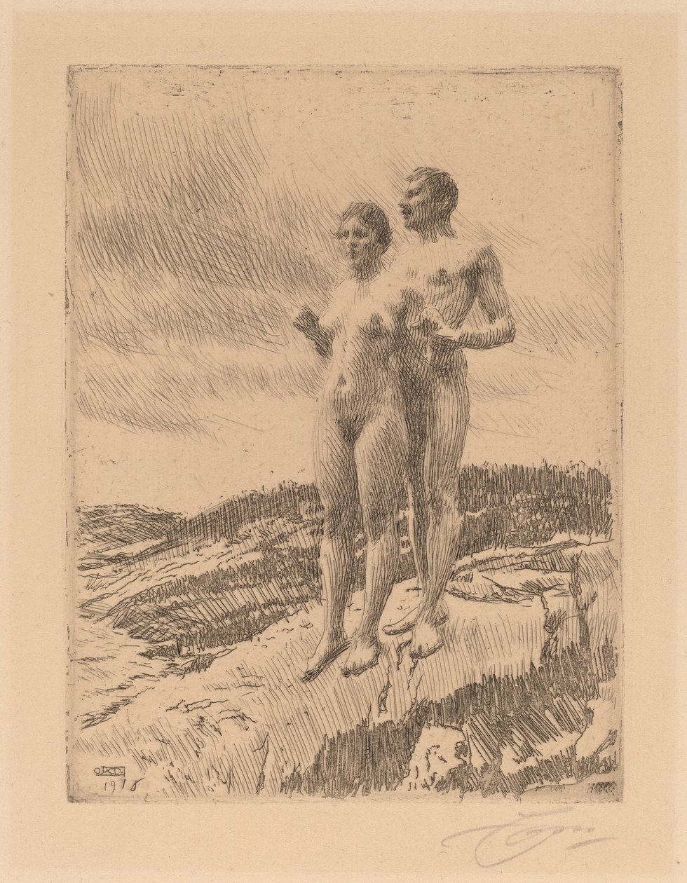 İki by Anders Leonard Zorn