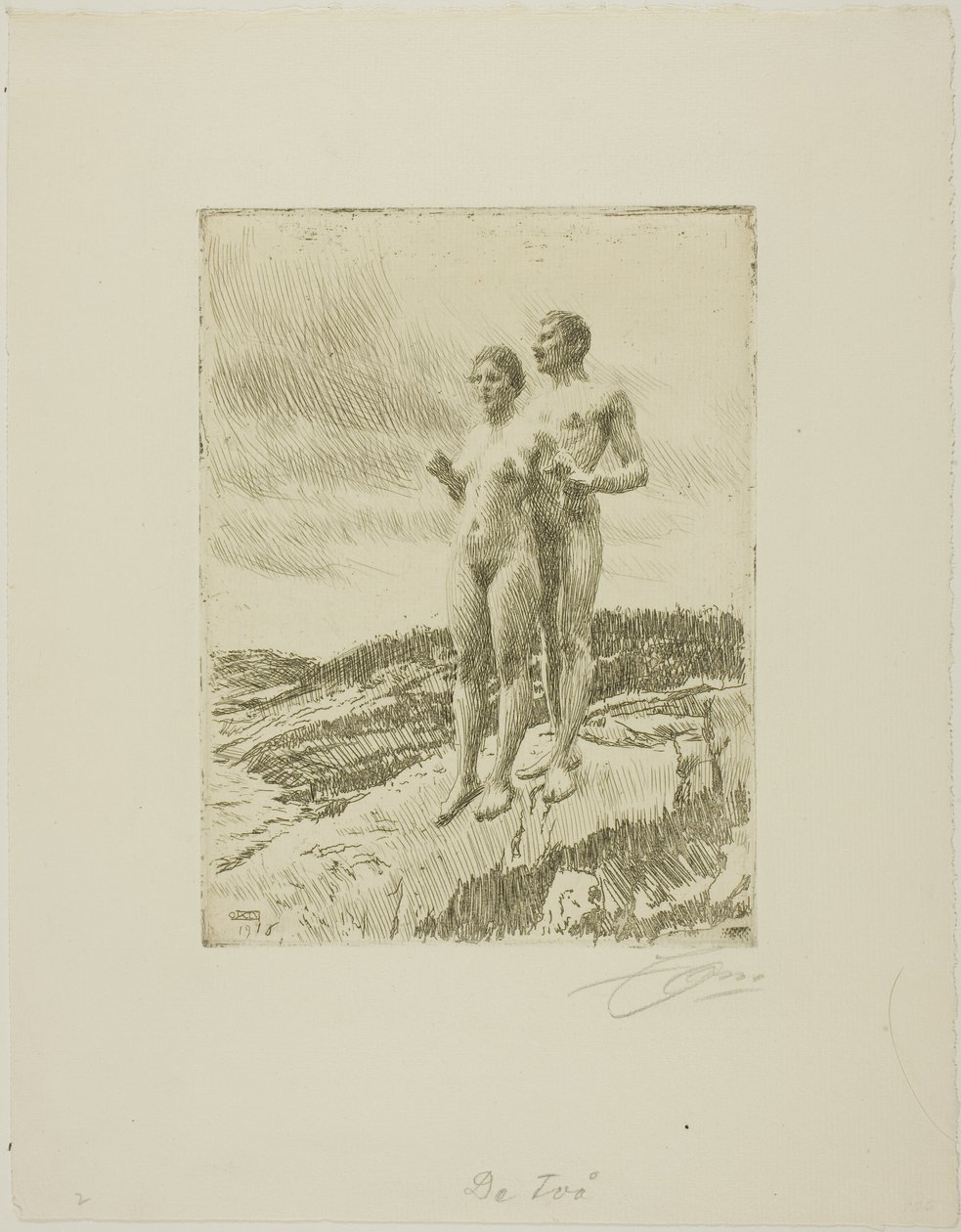 İki by Anders Leonard Zorn