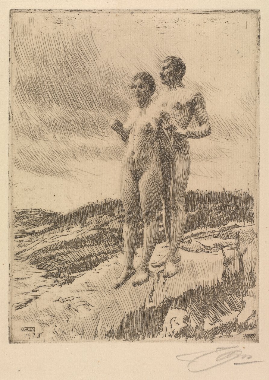 İki by Anders Leonard Zorn
