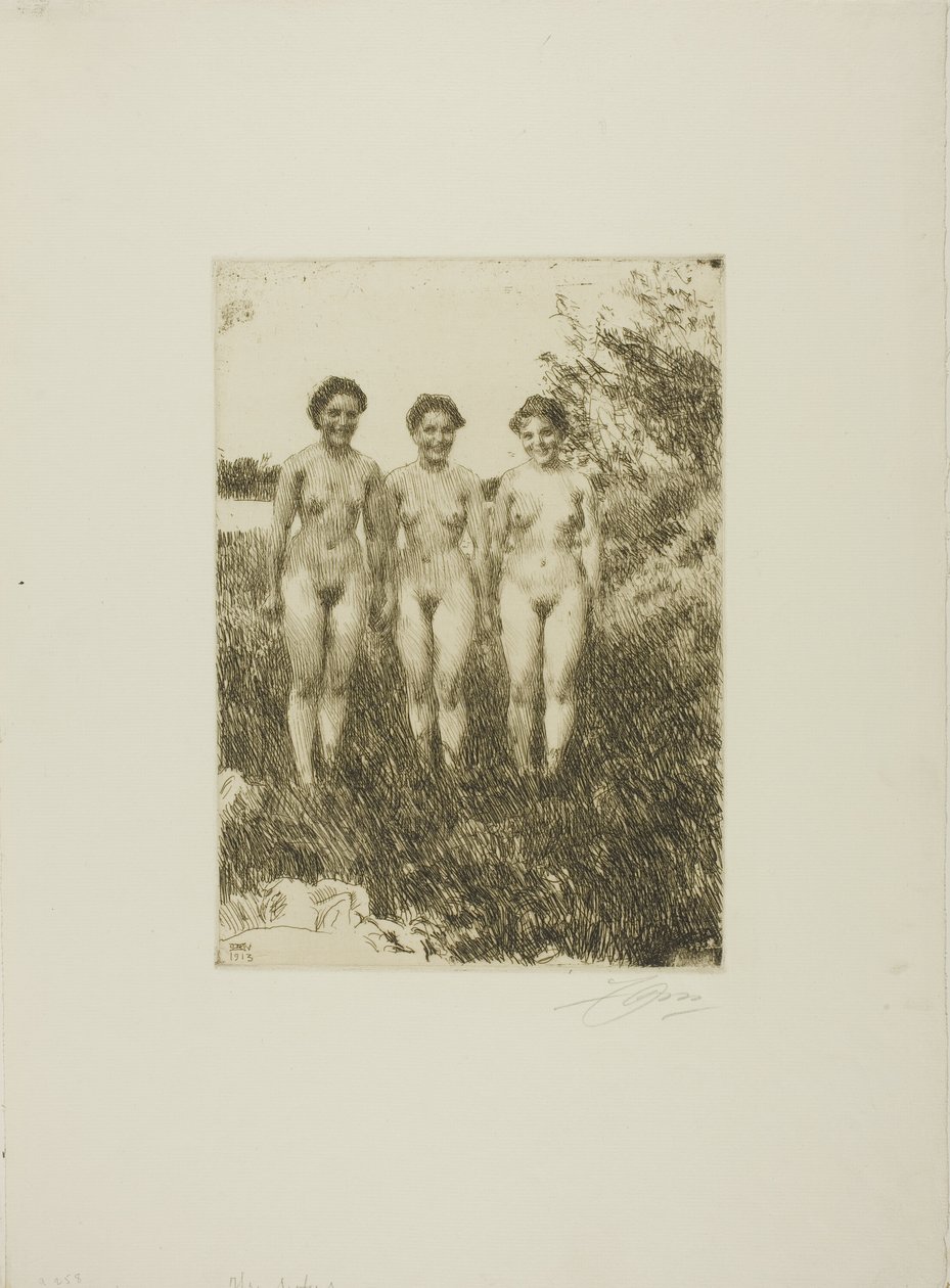 Üç Kızkardeş by Anders Leonard Zorn