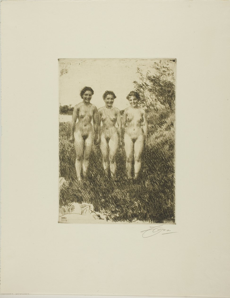 Üç Kızkardeş by Anders Leonard Zorn
