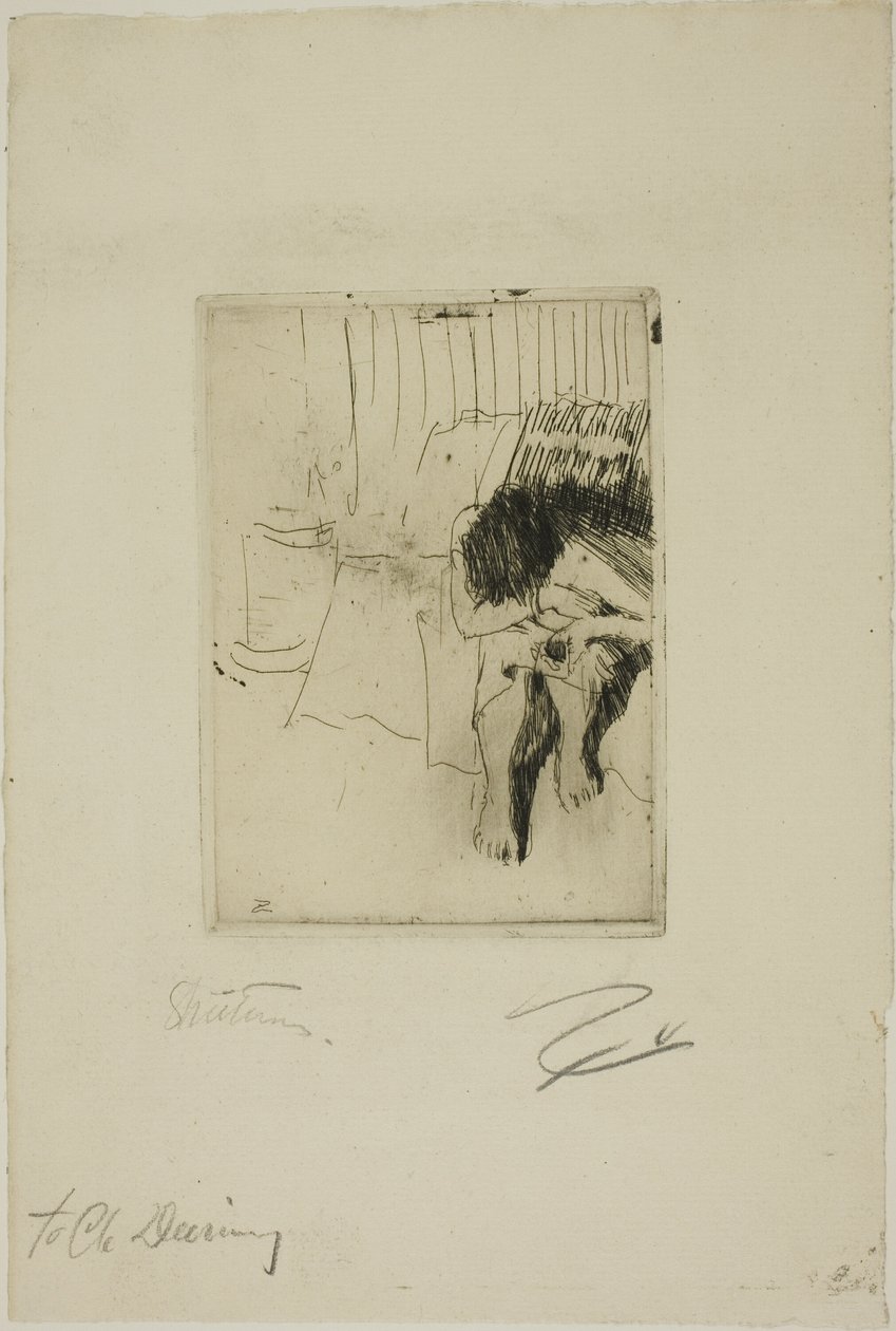 yorgun model by Anders Leonard Zorn