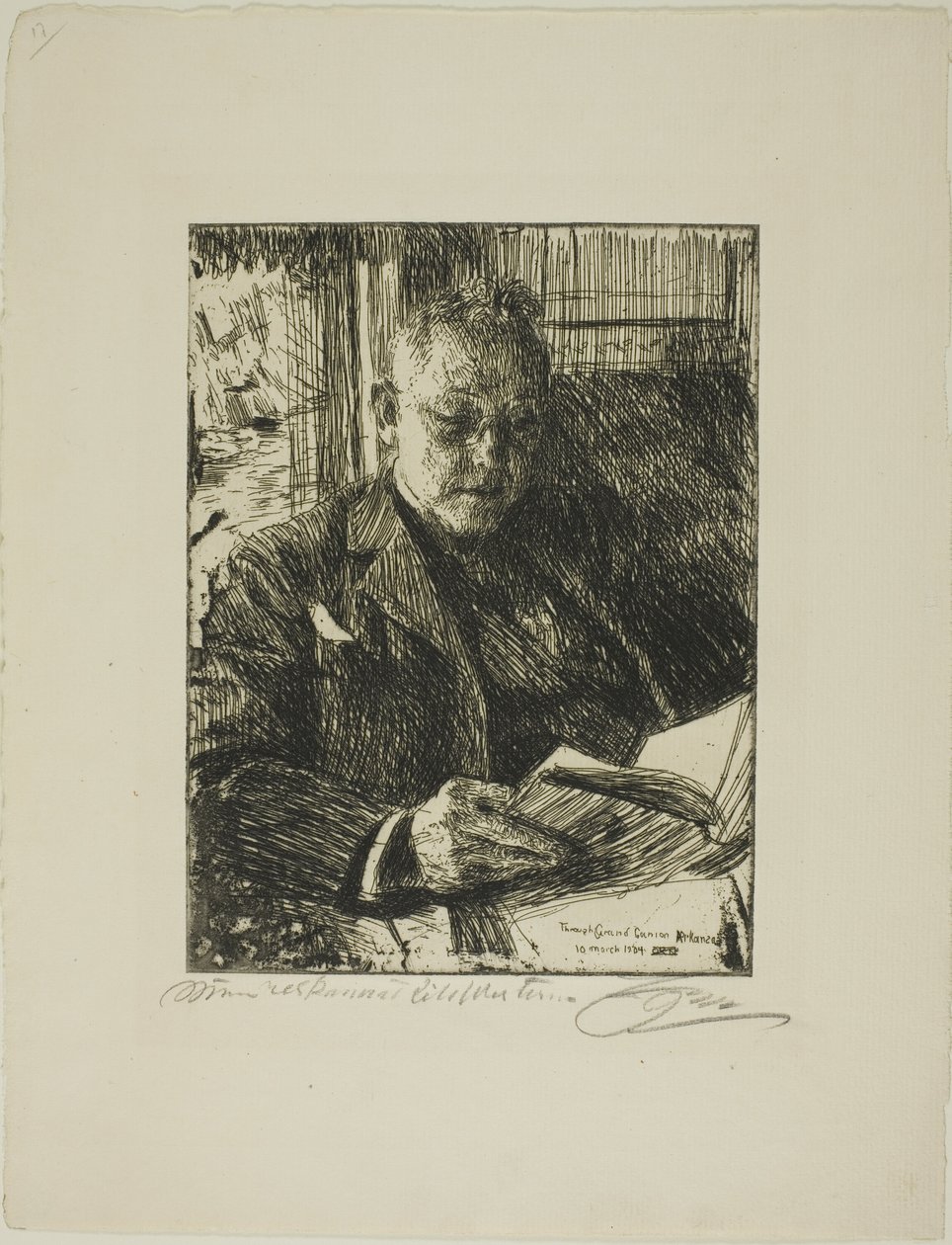 Yol Arkadaşı (Bay Ch. Deering) by Anders Leonard Zorn
