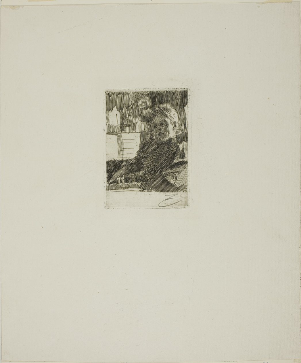 Piyanoda Genç Norveçli by Anders Leonard Zorn