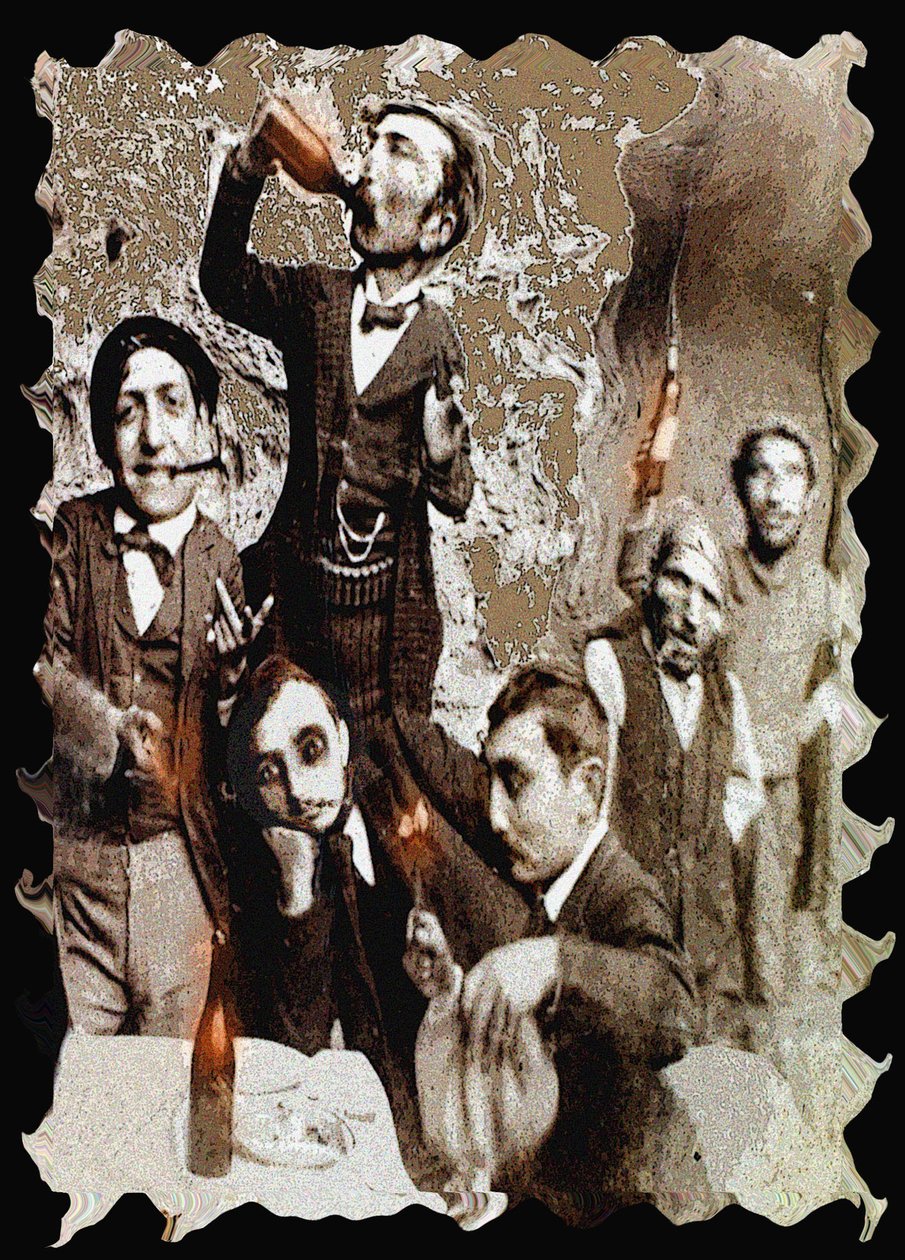 İÇKİCİLER: Lanetli Şairler, 2002 (Dijital resim) by Ando Gilardi