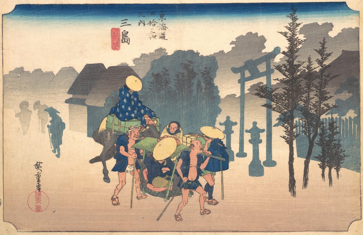 Sabah Sisi, 19. yüzyıl. by Ando Hiroshige