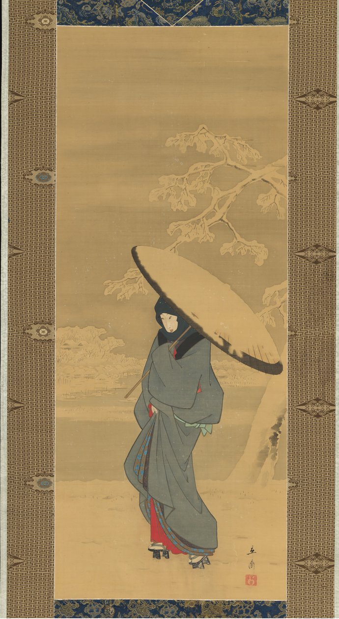 Karda Yürüyen Kadın, 1840