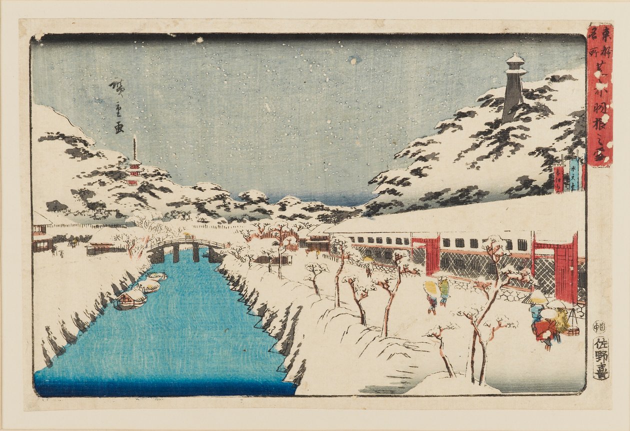 DBock p Hayashi t-Shiba Akabane no Yuki, 1797-1858 by Ando Hiroshige