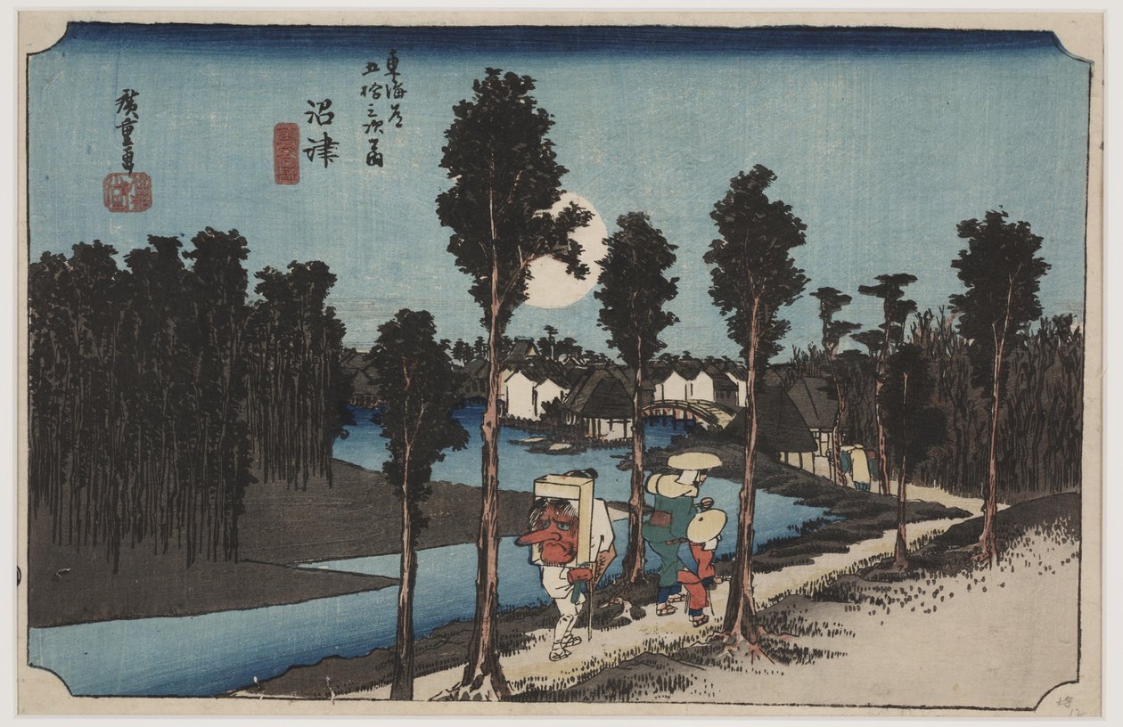 alacakaranlık by Ando or Utagawa Hiroshige