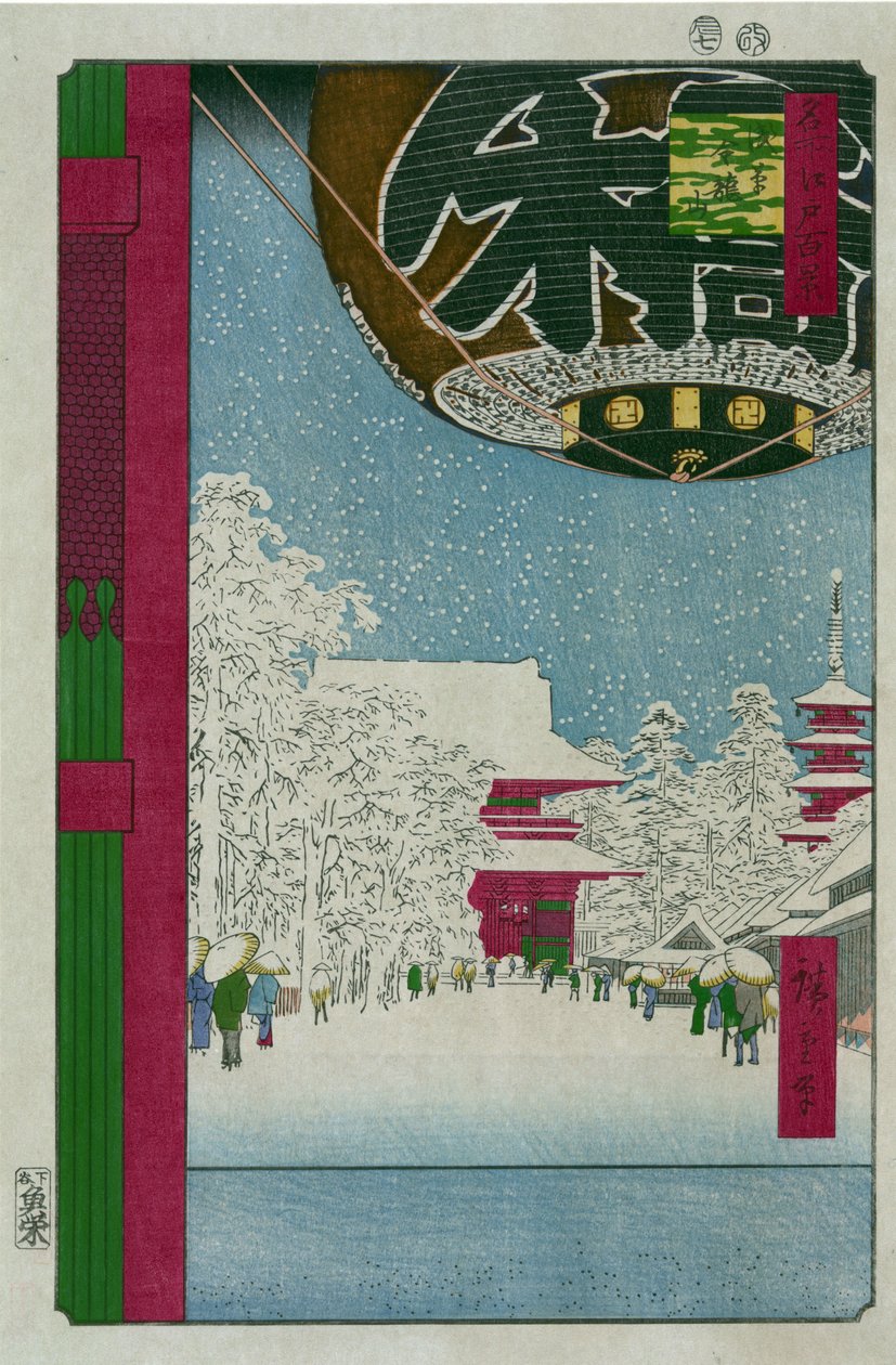 Japonca baskı: Asakusa