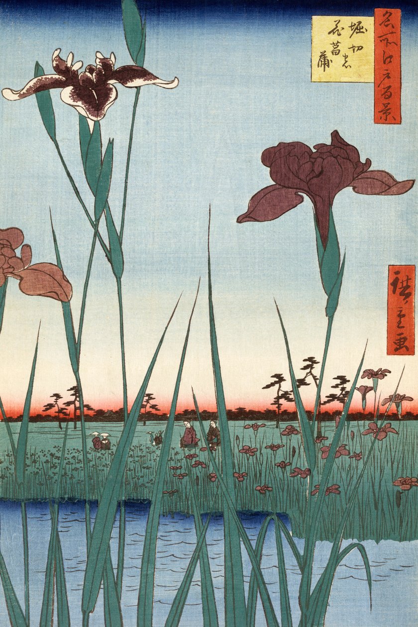 Horikiri s is r Den by Hiroshige Utagawa by Ando or Utagawa Hiroshige