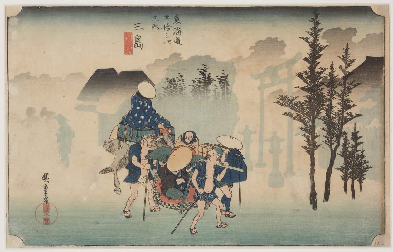 Sabah sisi by Ando or Utagawa Hiroshige