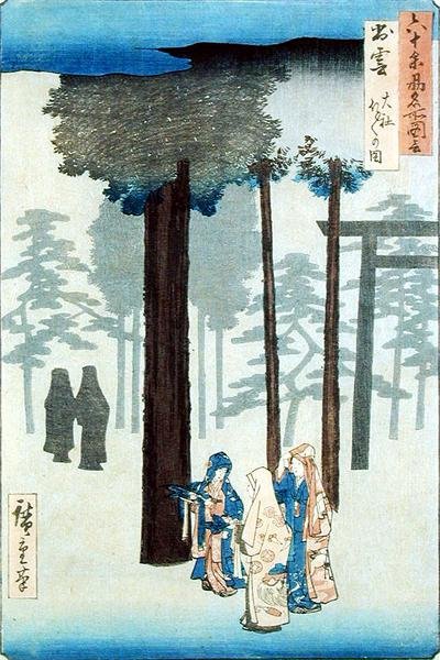 Taisha, Izumo Eyaleti (tahta baskı) by Ando or Utagawa Hiroshige