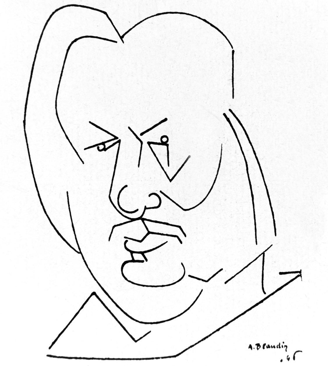 Honoré de Balzac by André Blandin