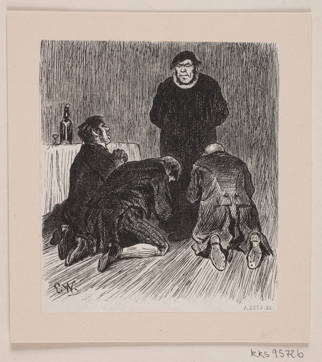 "Kömür brülörü" için illüstrasyon by André Bork
