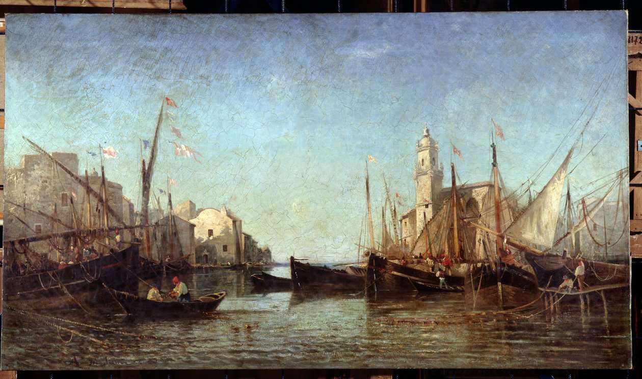 Martigues Görünümü by André Maglione