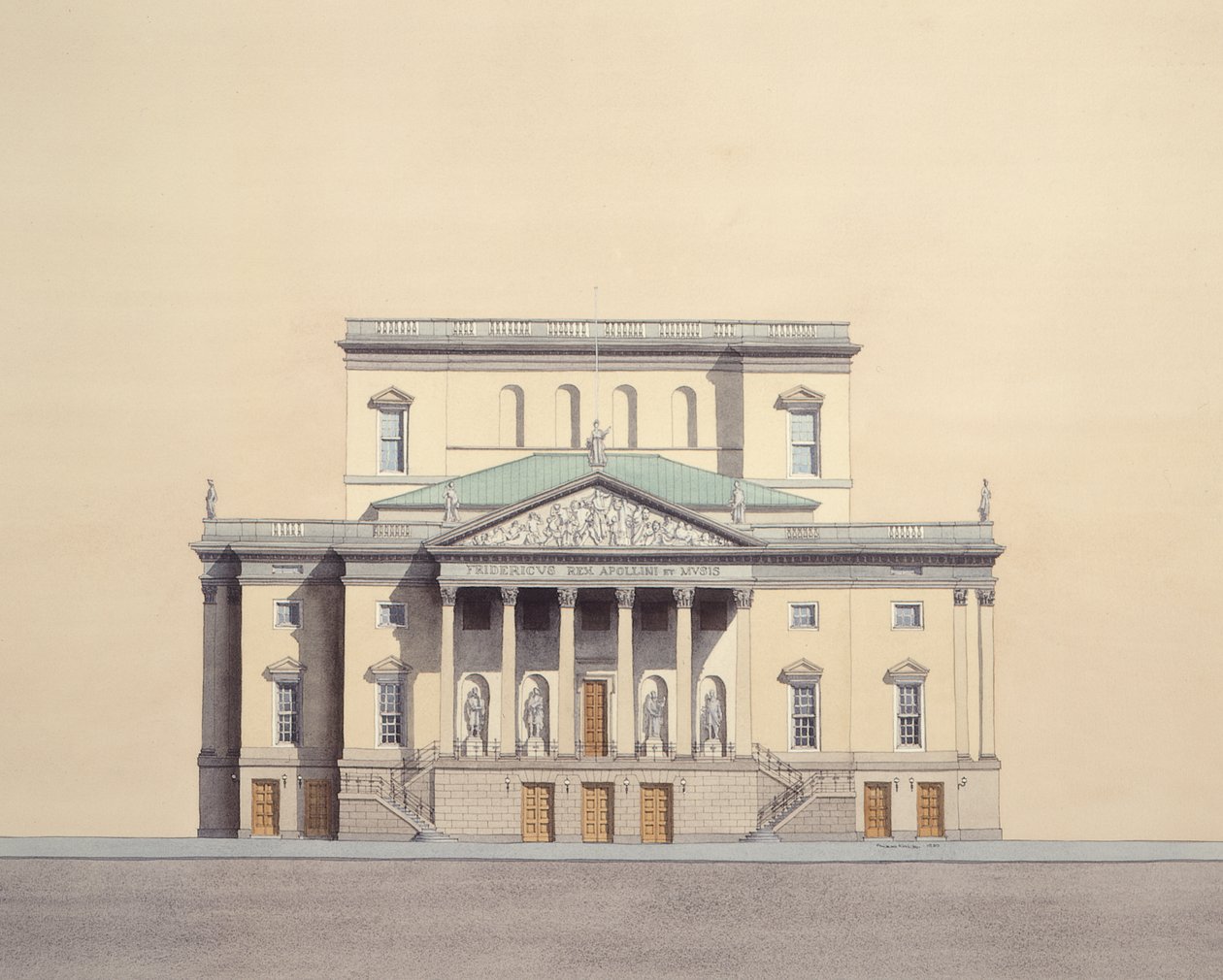 Alman Devlet Operası, Berlin, Almanya by Andras Kaldor