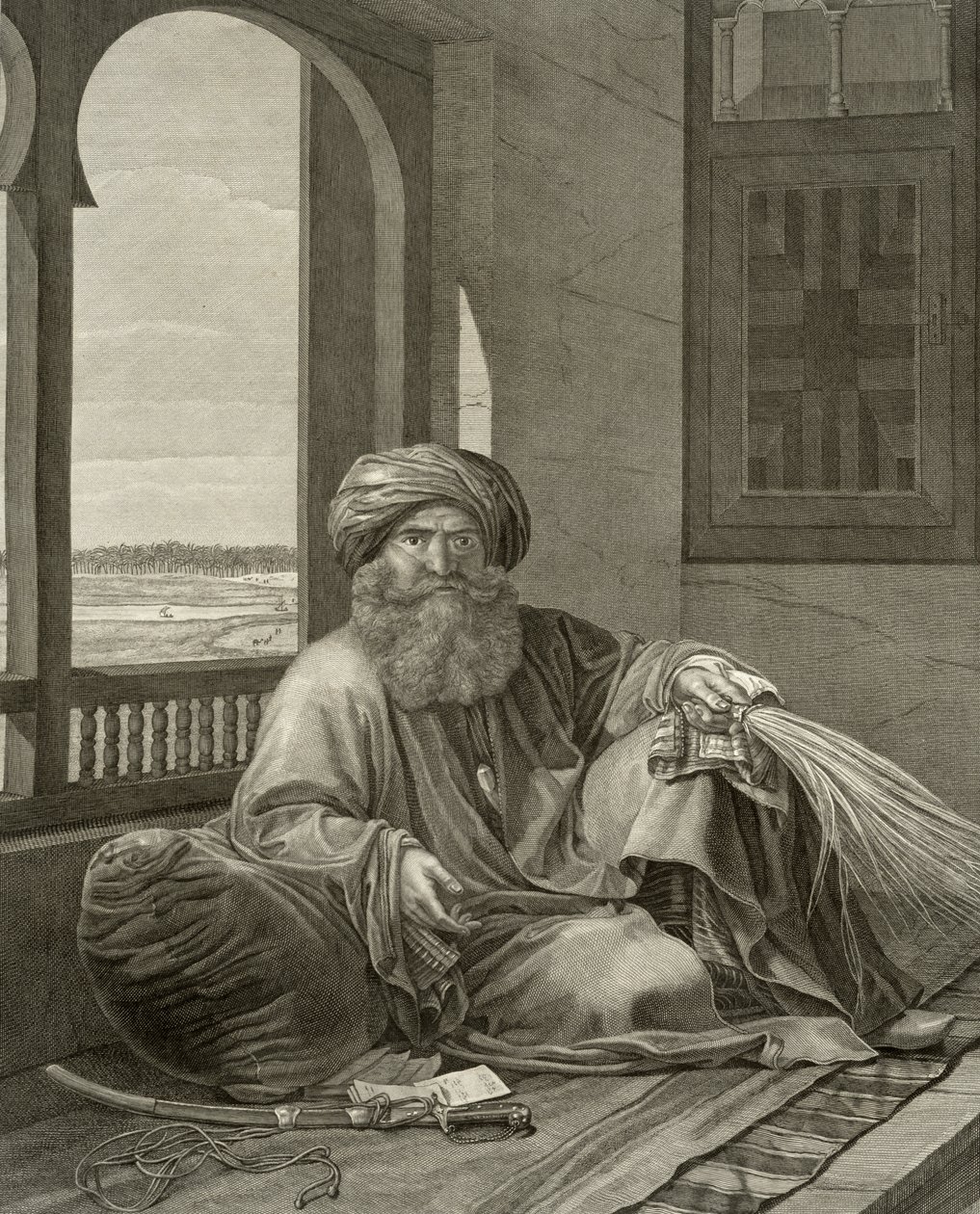 Mourad Bey, Nicolas Ponce (1746-1831) pub tarafından oyulmuş 