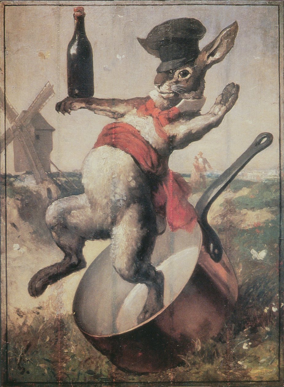 Cabaret Au Lapin Çevik İşareti, 1875 by Andre Gill
