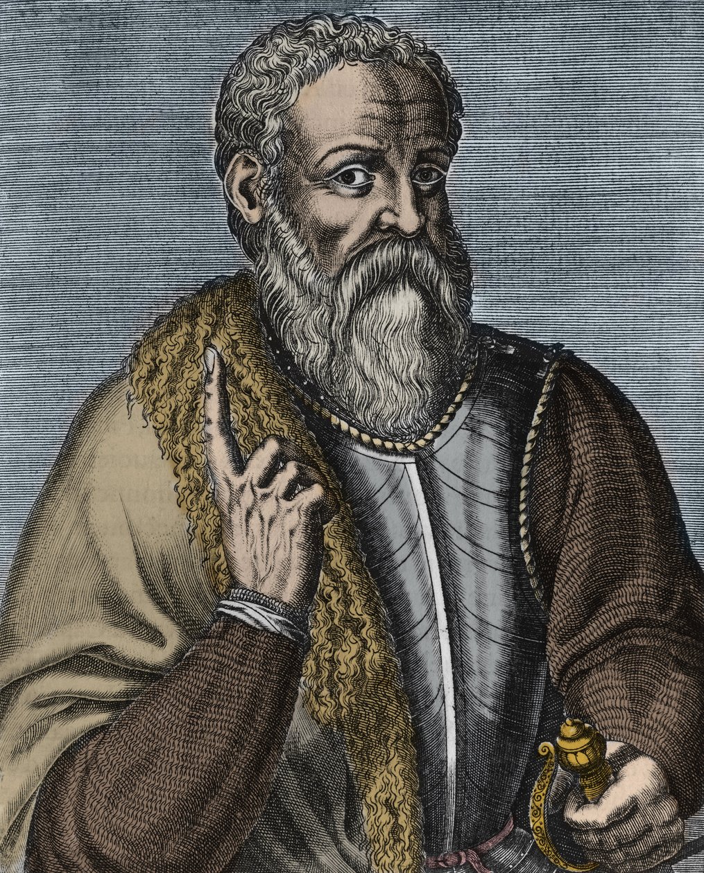 Hernando Cortez veya Cortes (1485-1547) Andre Thevet