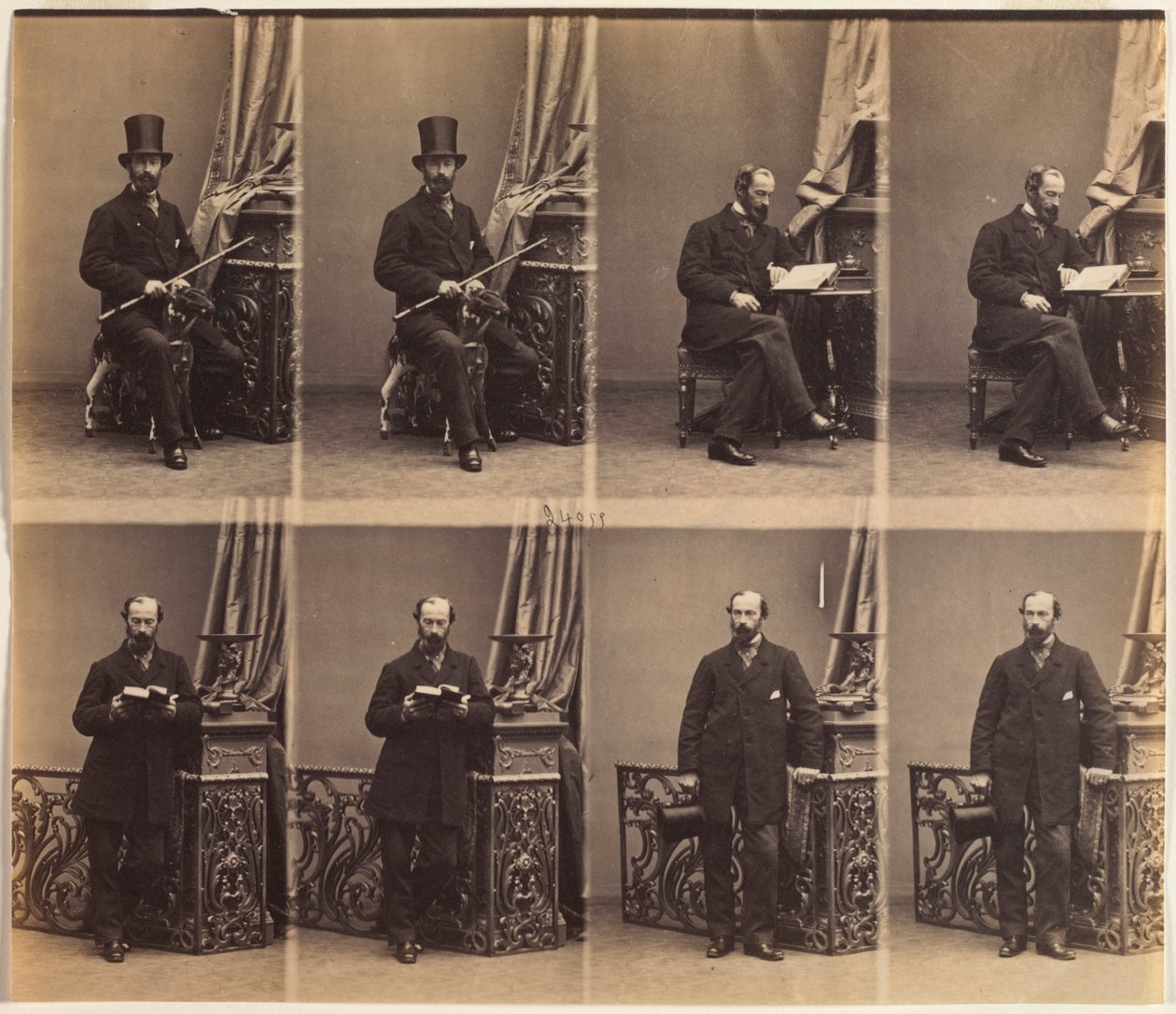 Mösyö Merlen, 1861. by Andre Adolphe Eugene Disderi