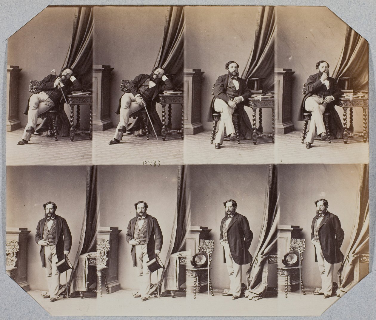 Napolyon Coste, 1859. by Andre Adolphe Eugene Disderi