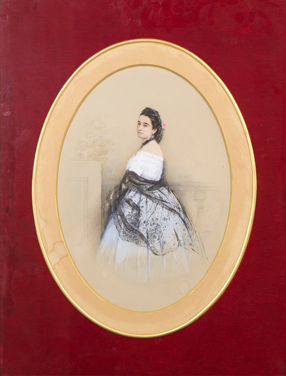 Sayın Bayan Hamilton Duncan (d.1912) by Andre Adolphe Eugene Disderi