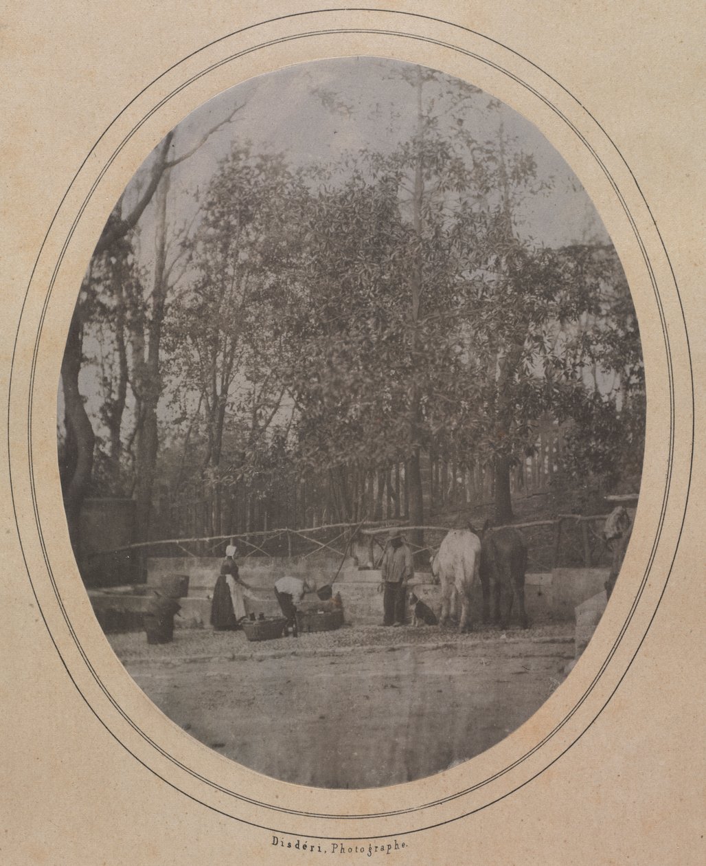 Köy Manzarası (Güney Fransa) by Andre Adolphe Eugene Disderi