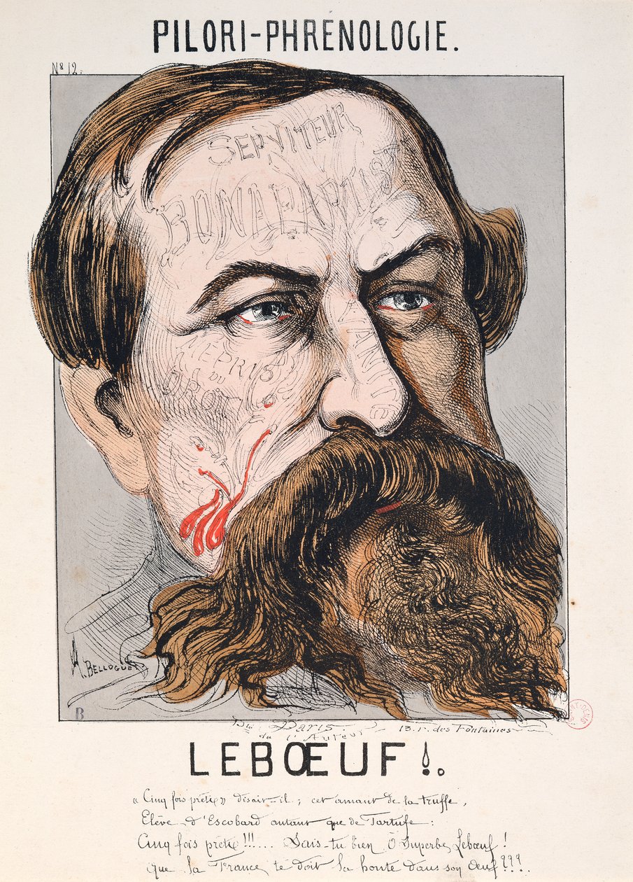 Pillory-Frenoloji: Leboeuf (gravür) by Andre Belloguet