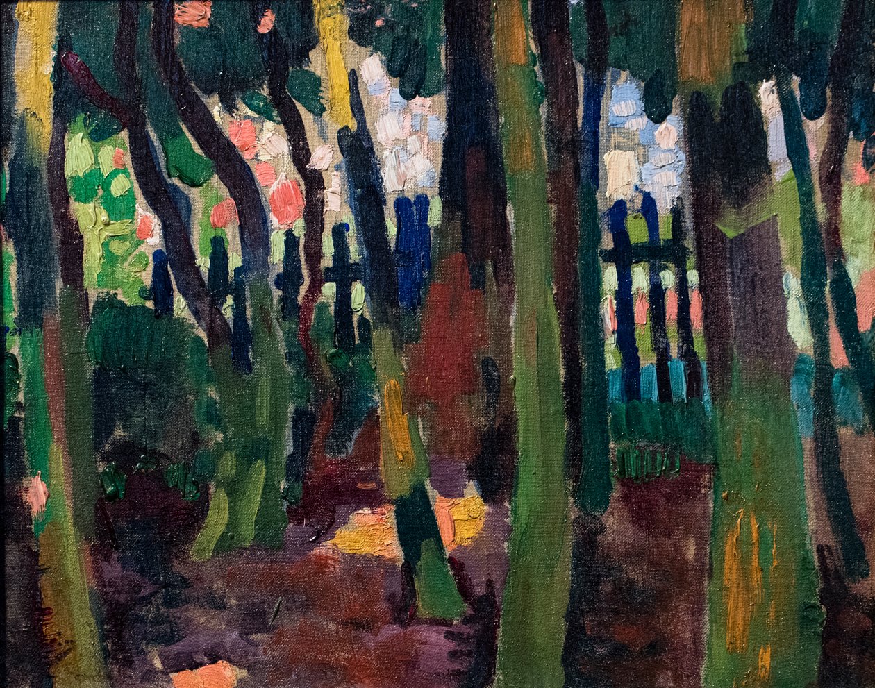 La Clairière, 1904 civarı (tuval üzerine yağlıboya) by Andre Derain