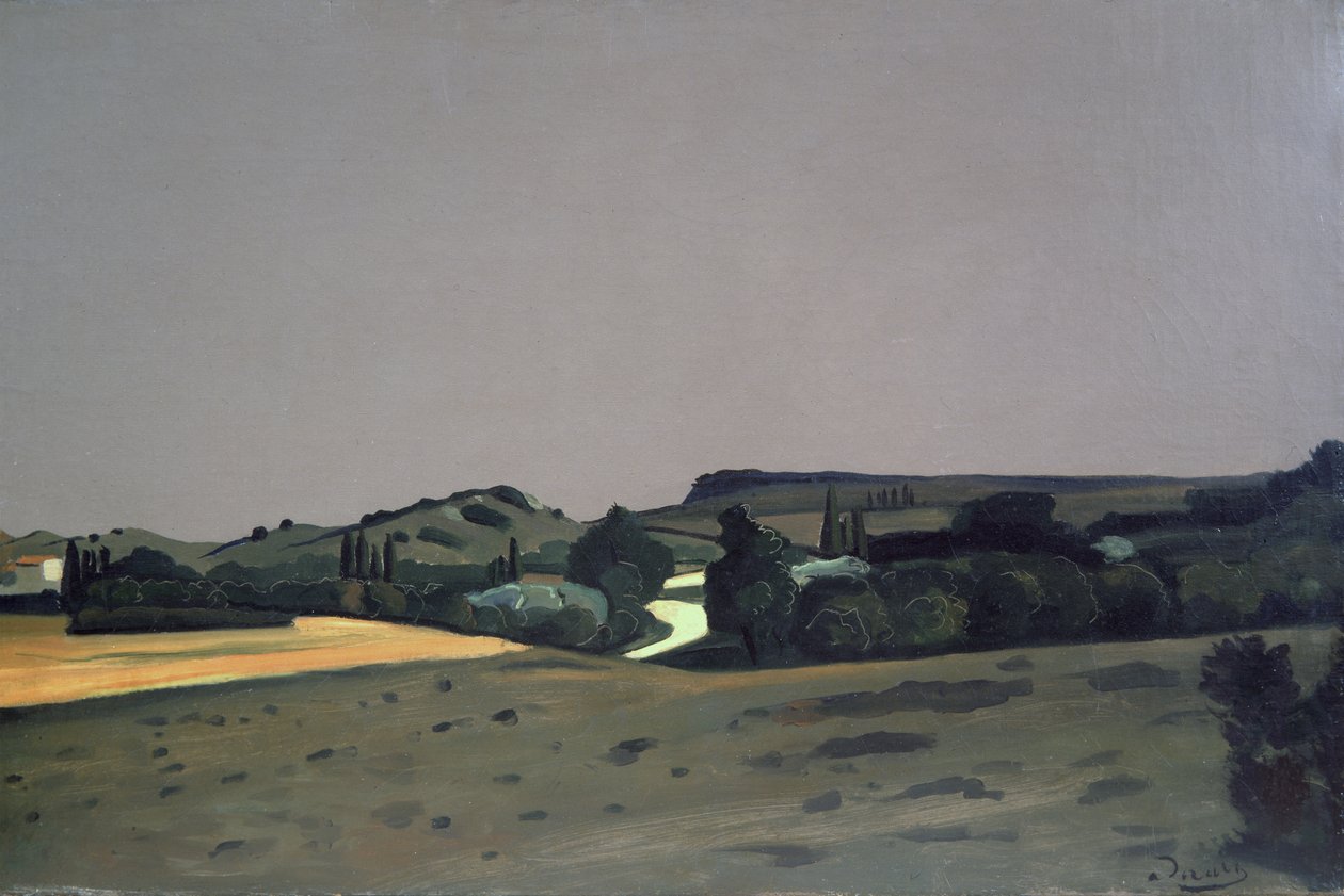 Provence manzarası by Andre Derain