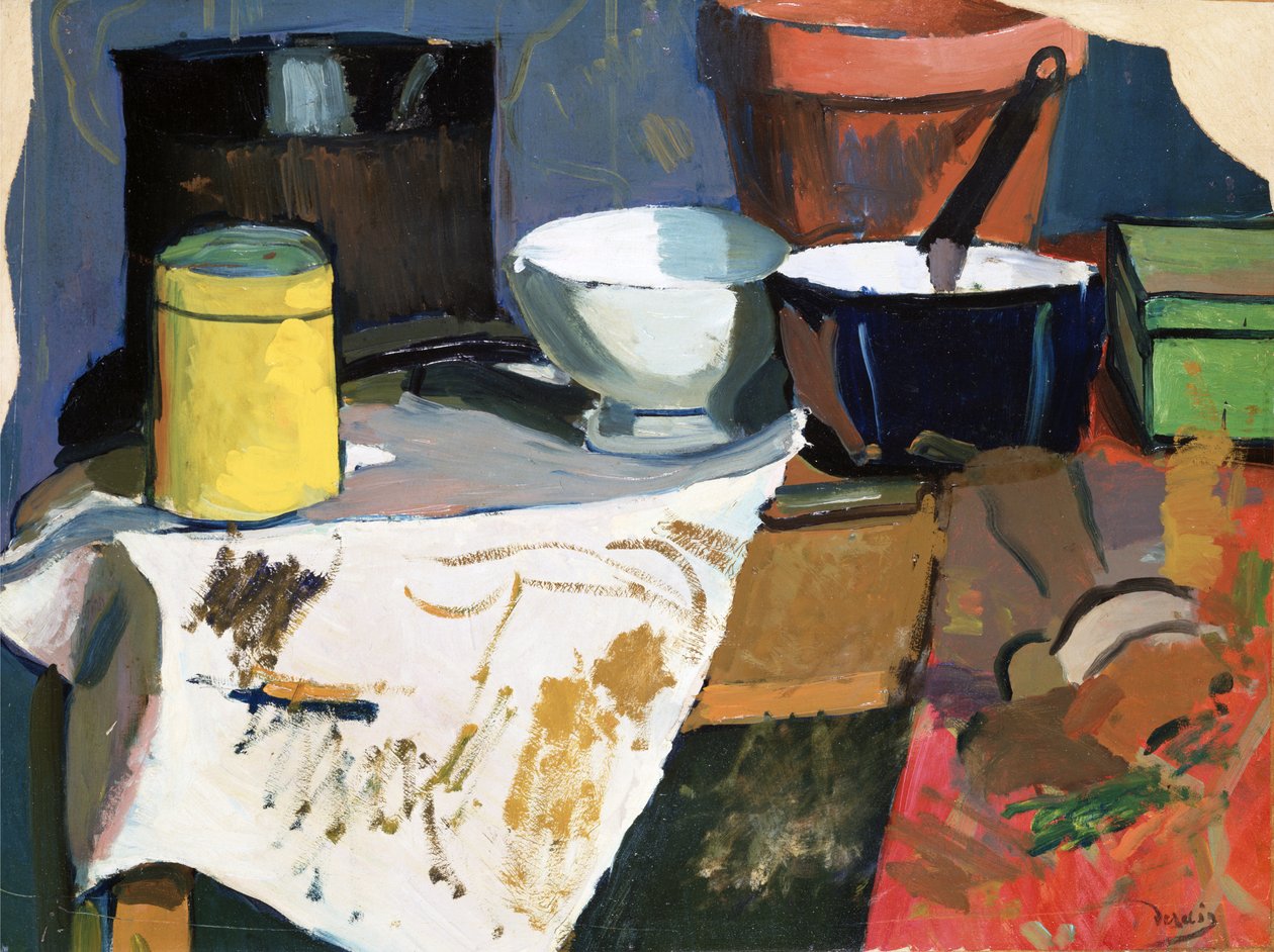 Natürmort, c.1902 (tuval üzerine yağlıboya) by Andre Derain