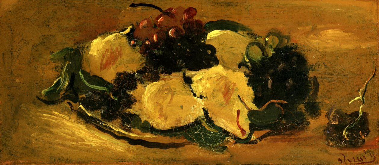 Meyveli Natürmort, c.1925 (kağıt üzerine yağlıboya) by Andre Derain