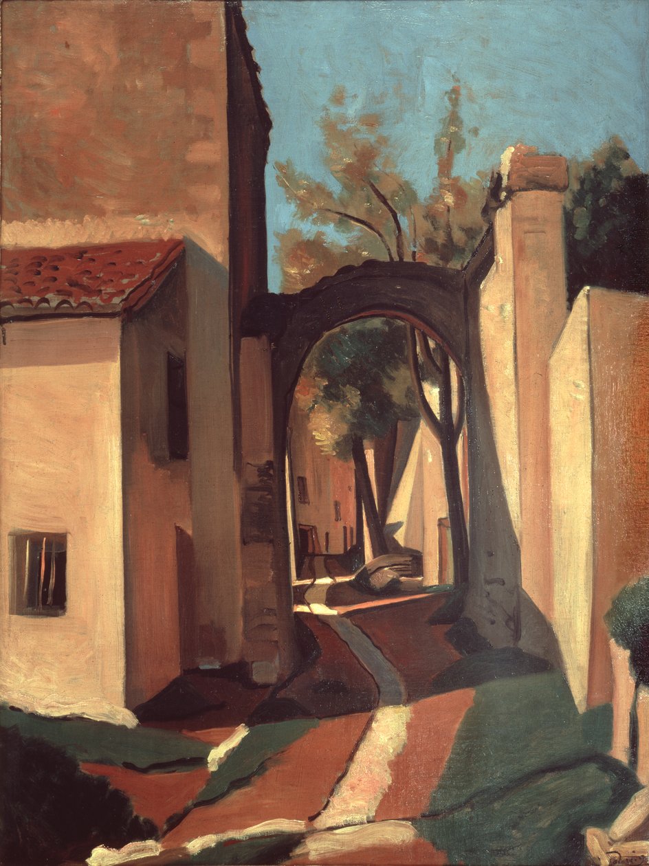 Provence Köyü (tuval üzerine yağlıboya) by Andre Derain