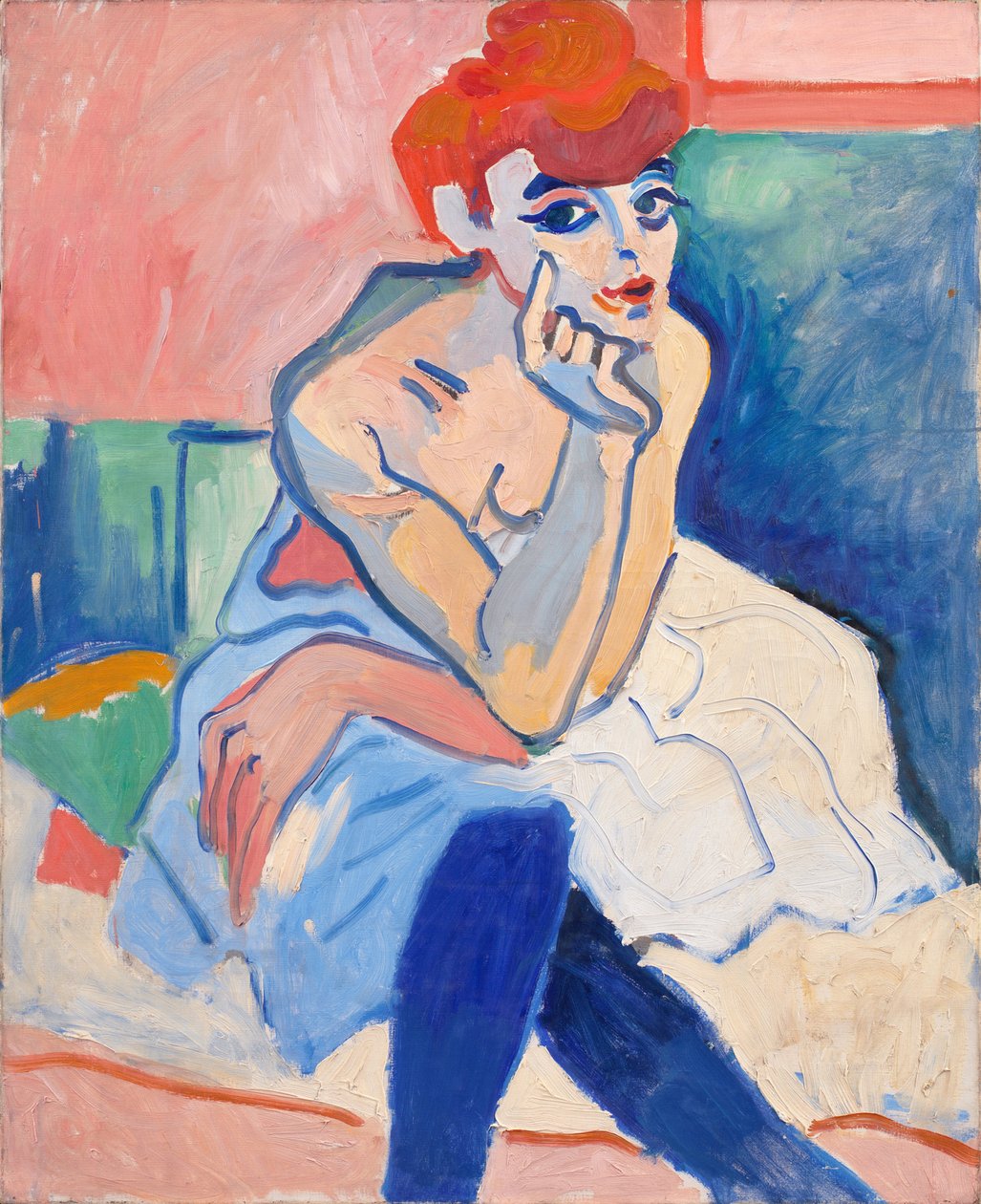 Chemise Giymiş Kadın by Andre Derain