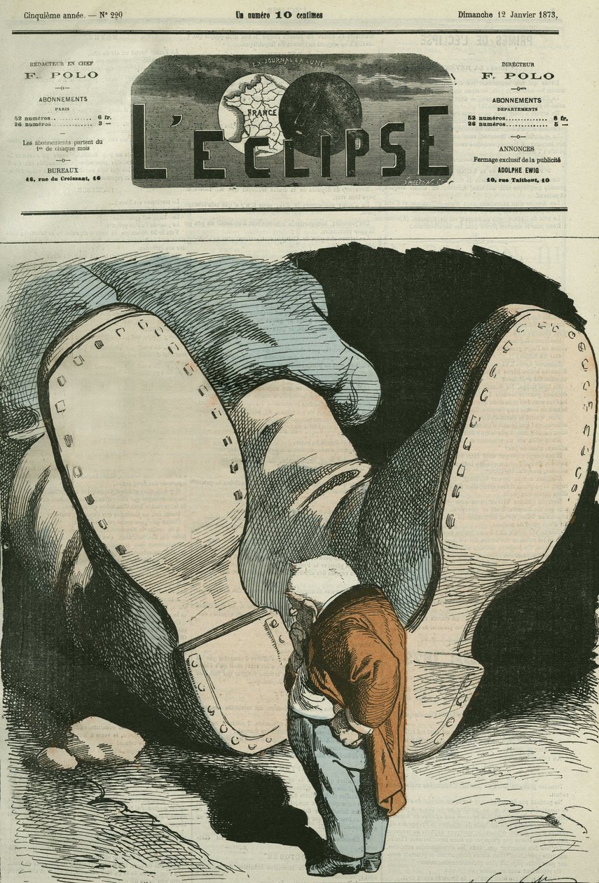 Adolphe Thiers (1797-1877), Fransız devlet adamı. 12 Ocak