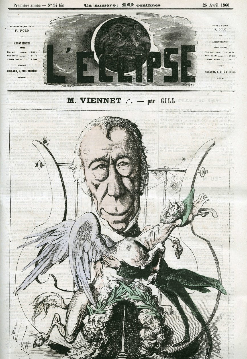 Jean-Pons-Guillaume Viennet (1777-1868), Fransız şair, oyun yazarı ve politikacı. 26 Nisan
