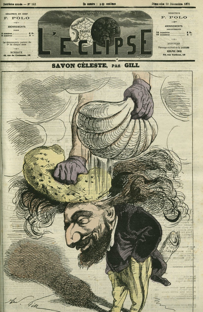 Leon Gambetta (1838-1882), Fransız politikacı Gill