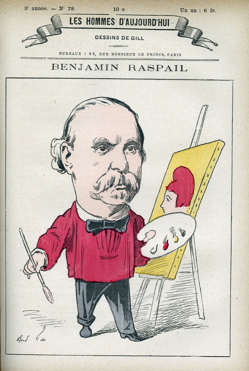 Fransız ressam ve politikacı Benjamin Raspail