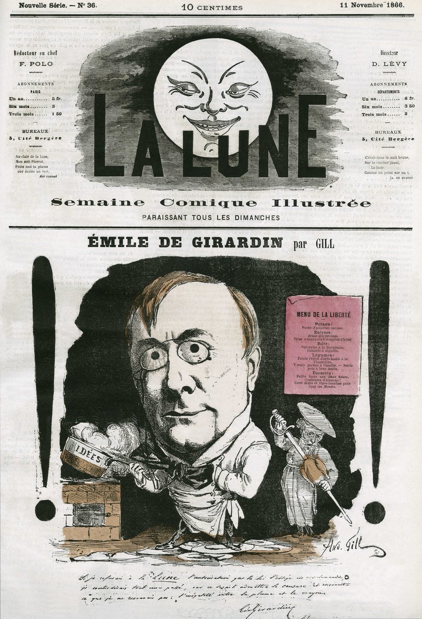 Fransız gazeteci Emile de Girardin