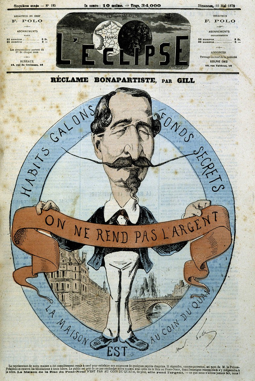 Reclame Bonapartist - 05/12/1872 tarihli L