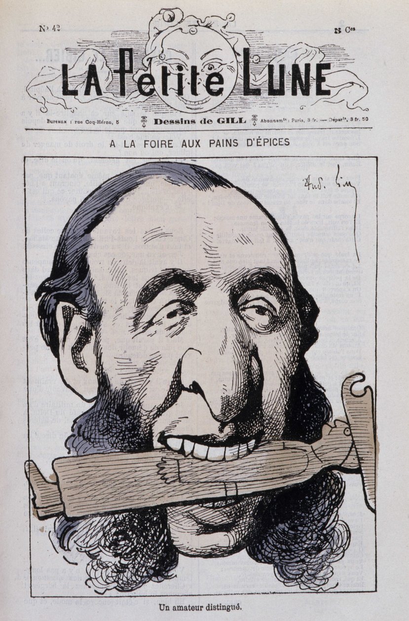 Zencefilli kurabiye fuarı, seçkin bir amatör: Karikatür, Jules Ferry