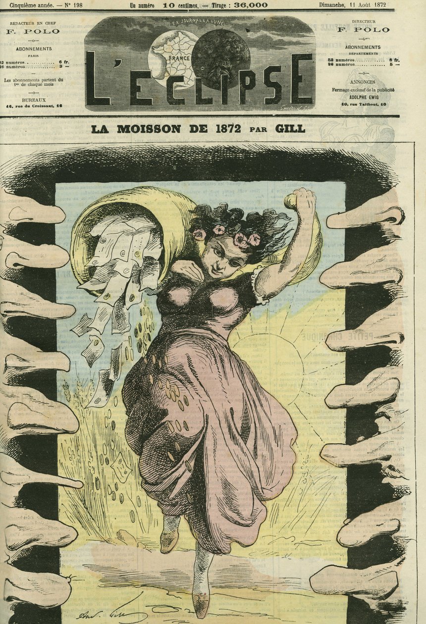 1872 hasadı, Fransa