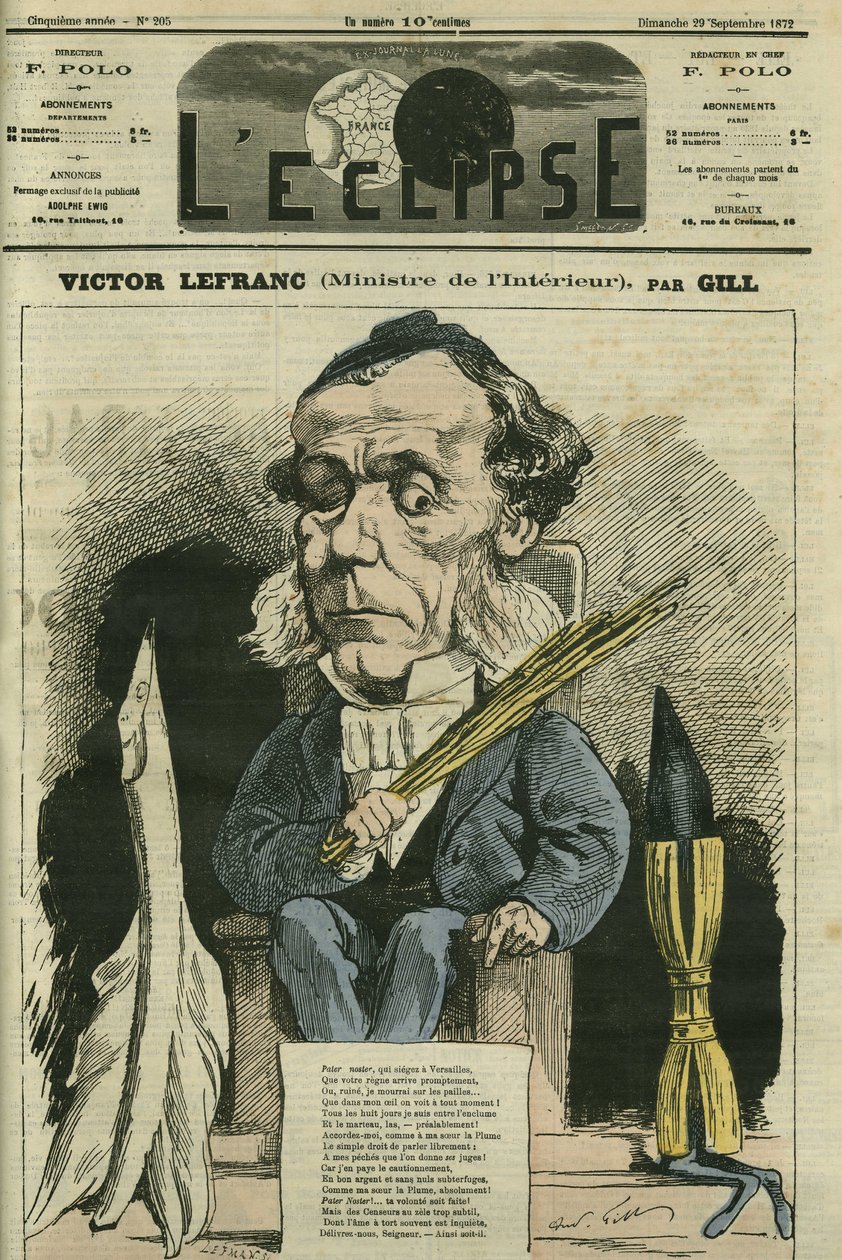 Victor Lefranc (1809-1883), Fransız politikacı Gill