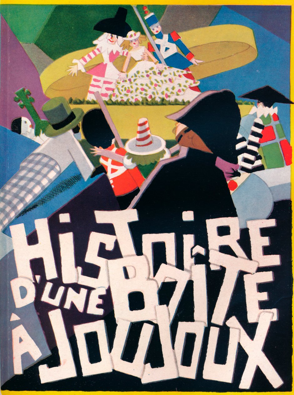 Histoire Dune Boite a Joujoux için Andre Helle tarafından Kapak Tasarımı, 1926, 1929 by Andre Helle