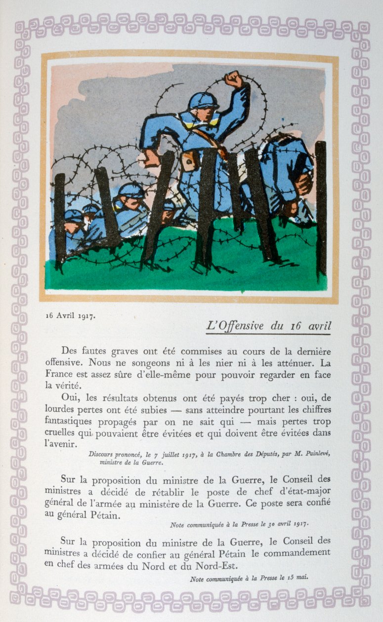 2. Aisne Muharebesi, 16 Nisan 1917, 1919 by Andre Helle