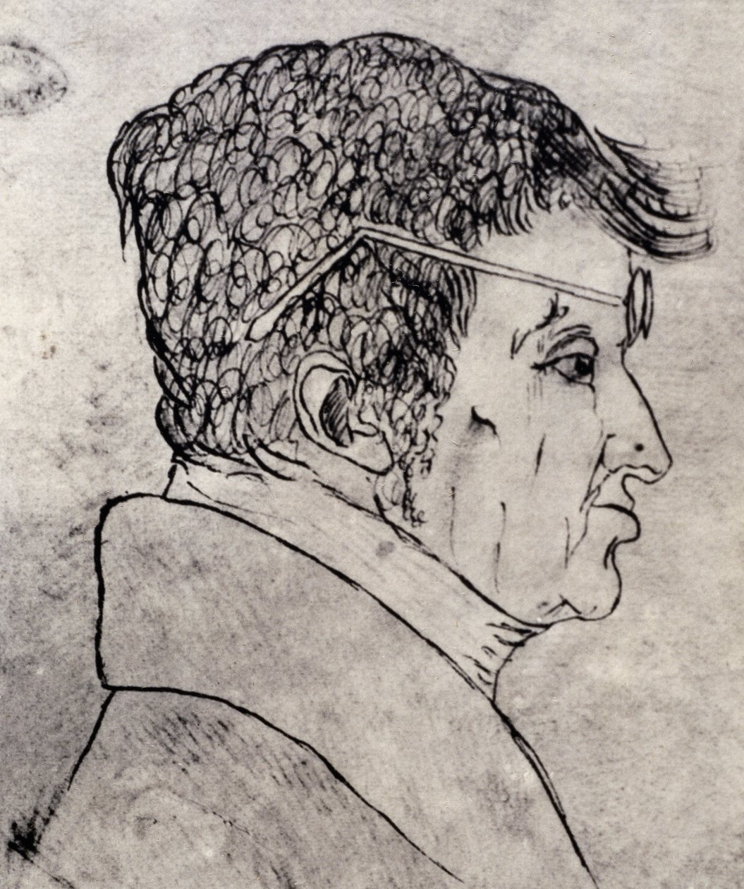 Andre-Marie Ampere'nin (Poleymieux-au-Mont-d'Or) Otoportresi by Andre Marie Ampere