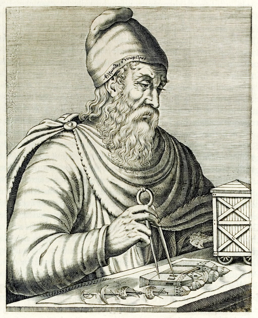 ?Gerçek Portreler??den Syracuse Arşimet André Thévet tarafından 1594